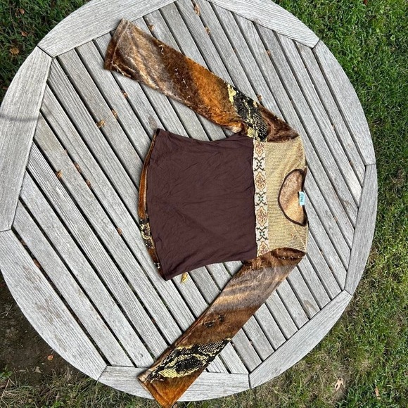 gypsy Tops - Vintage Y2K long Sleeve fairy top by Gypsy  small whimsy spring summer